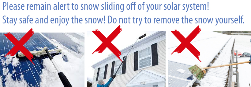 How To Remove Snow From Solar Panels on a Roof